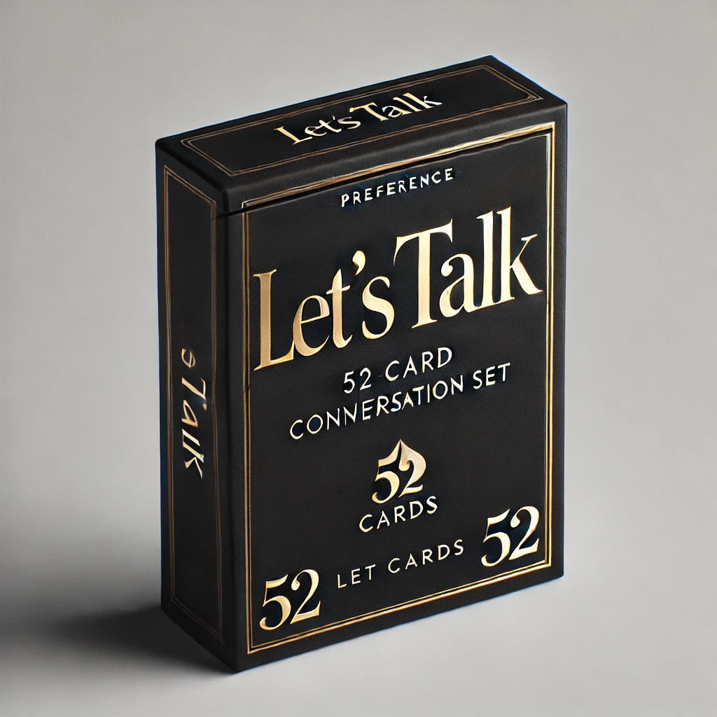 Preference: Lets Talk " 52 Conversation Card- Fun & Deep Questions To Spark Connection"